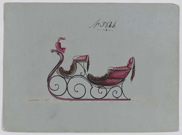 Brewster & Co., Design for Victoria Sleigh, no. 3866