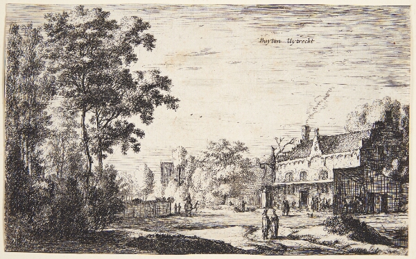 Roelant Roghman, Landskab med huse ved Utrecht