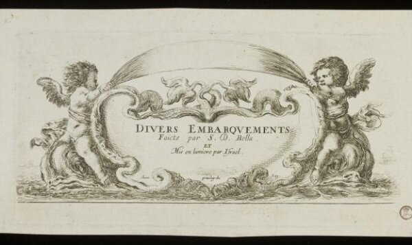 Stefano della Bella, Raccolta di varii cappriccii et nove inventioni di cartelle et ornamenti