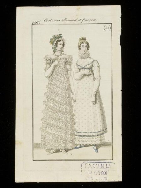 Unknown, Costumes Allemands et Francois