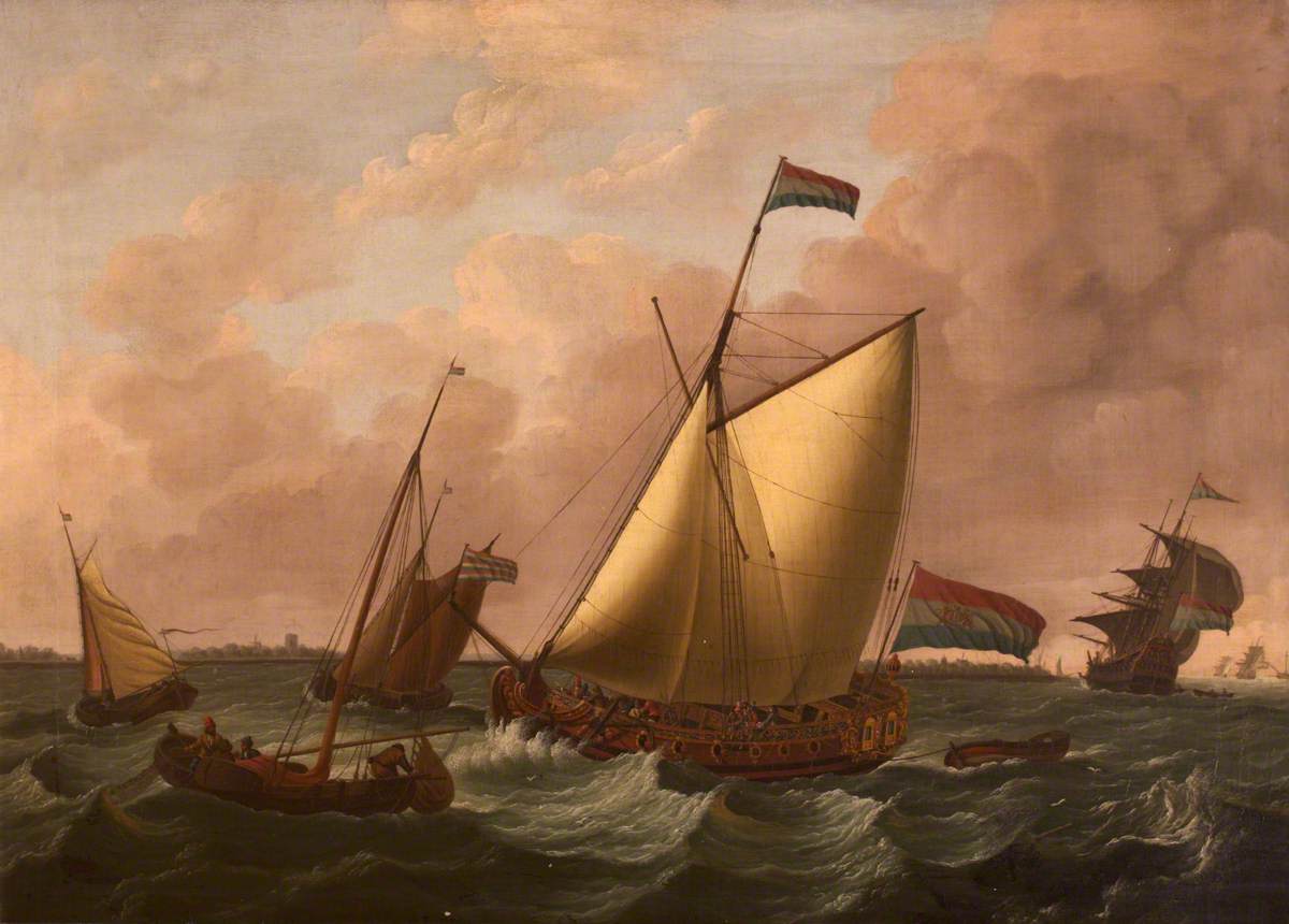 John Cleveley the Elder, Dutch Ships going before the Wind