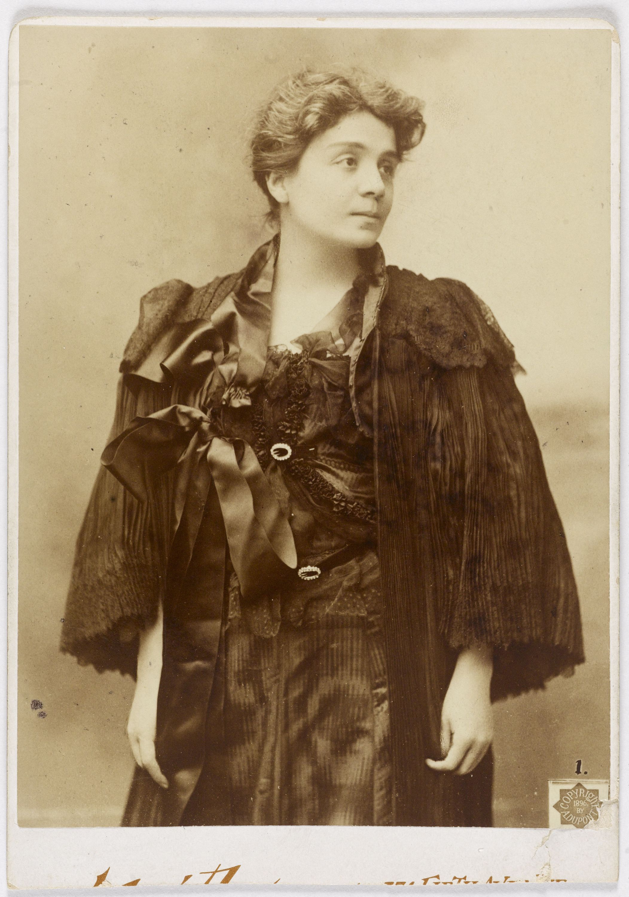 Anonyme, Portrait d'Eleonora Duse, (1859-1924), actrice italienne