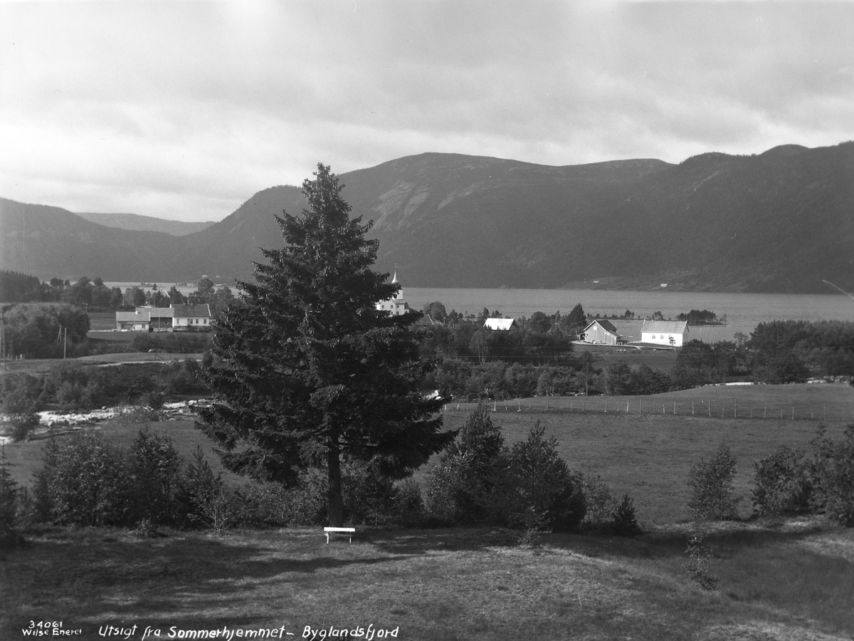 Anders Beer Wilse, Prot: Sørlandet - Sætesdal, Sommerhjemmet turisthotel, utsigt