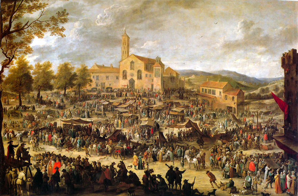 David Teniers the Younger, Annual Fair at Santa Maria Dell'Impruneta in Florence