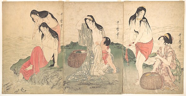 Kitagawa Utamaro, The Awabi Fishers