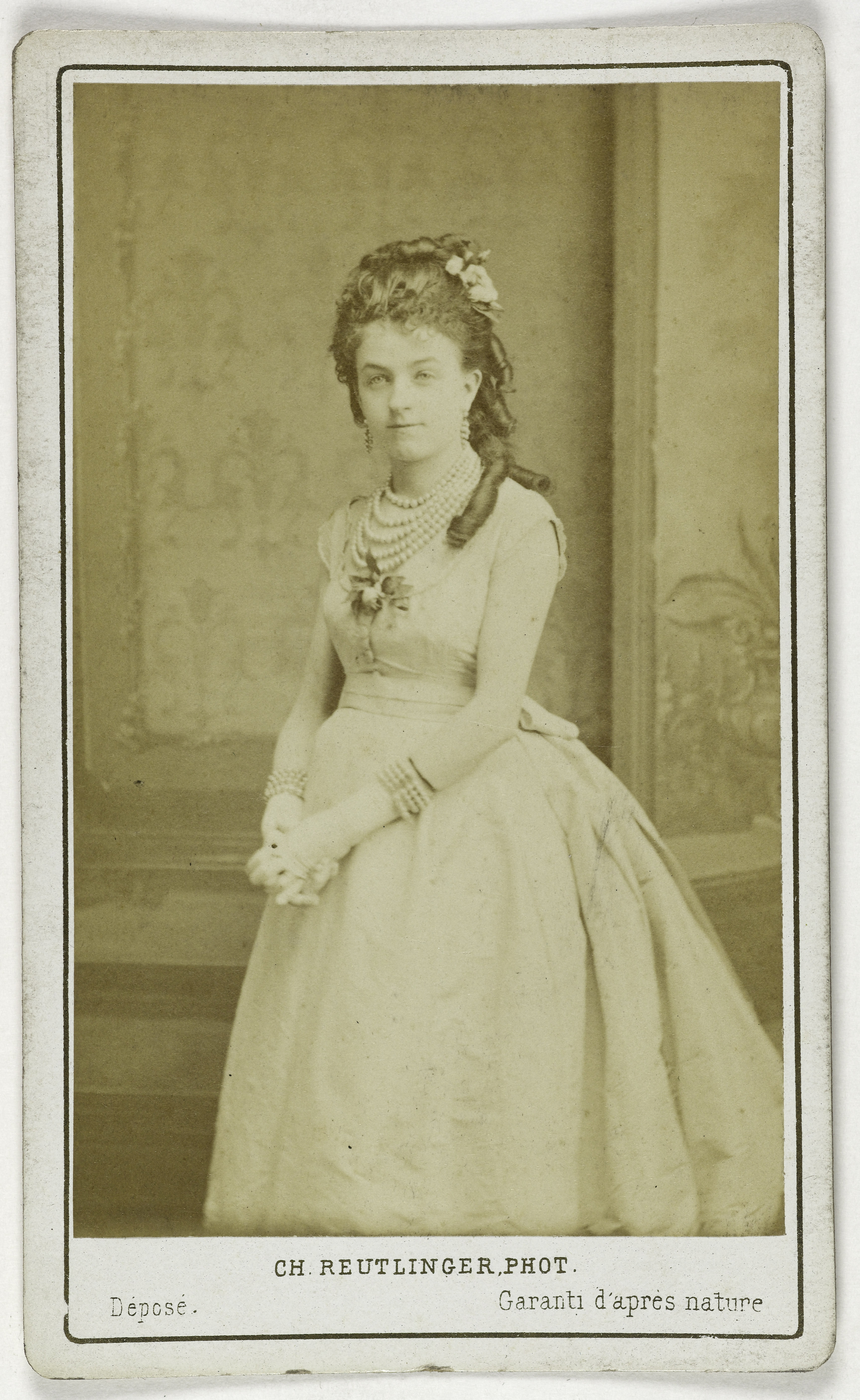 Charles Reutlinger, Portrait de Hebert, (actrice au théâtre du Vaudeville)