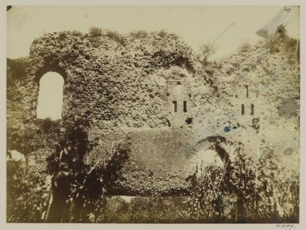 Parker, John Henry, The Tiber - The Emporium, B.C. 175, East side. Shewing the construction, the Window Arches filled up at a later period.