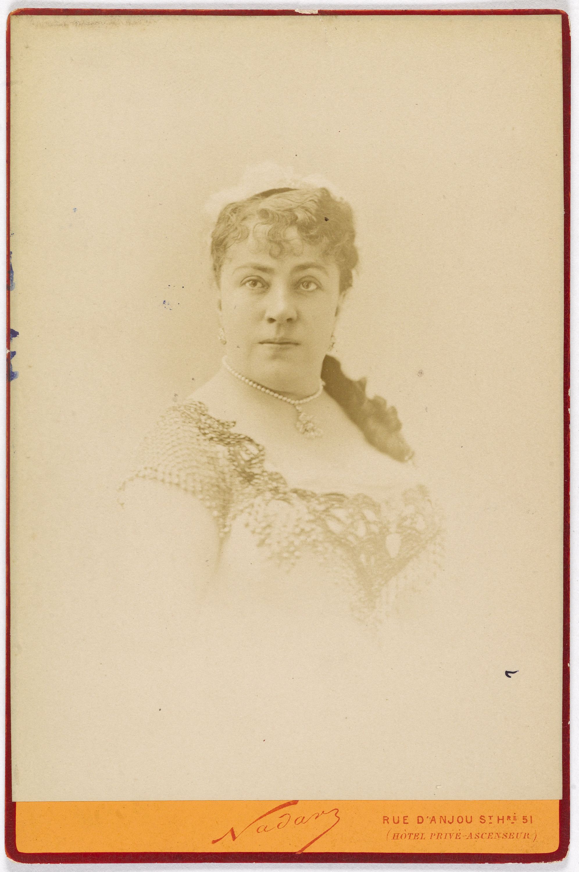 Atelier Nadar, Portrait de Thérésa, (1837-1913), chanteuse