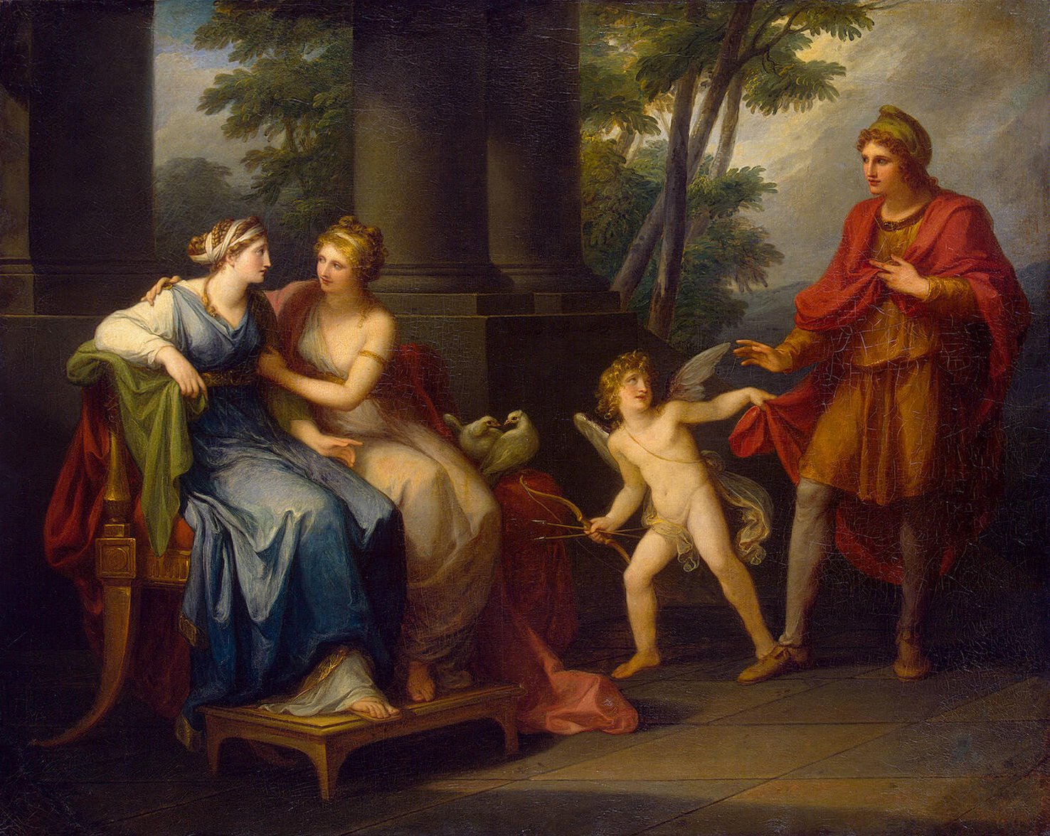 Angelica Kauffmann, Venus Induces Helen to Fall in Love with Paris