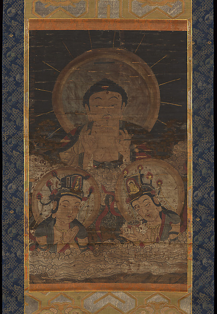 Unidentified artist, Buddha with Two Attendants