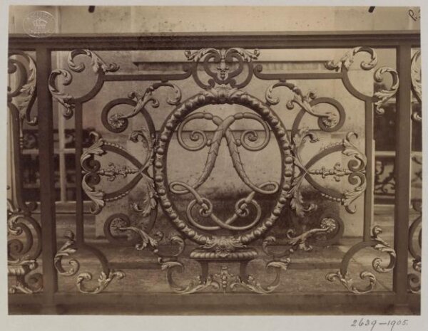 Atget, Jean-Eugène-Auguste, Ironwork, Balcony Front, Versailles, France