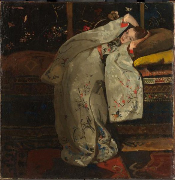 George Hendrik Breitner, Girl in a White Kimono