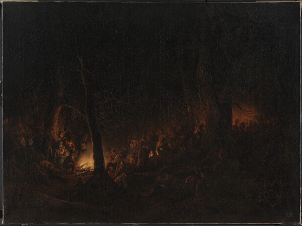 Niels Simonsen, Bivuak efter affæren ved Slesvig natten mellem den 23. og 24. april 1848