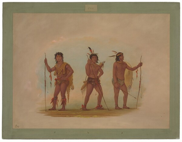 George Catlin, Three Chaymas Men
