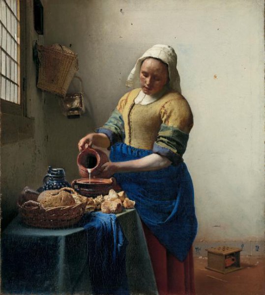 Johannes Vermeer, Het melkmeisje