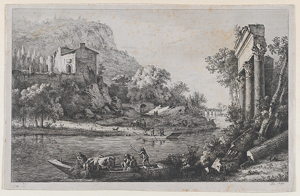 Jean Jacques de Boissieu, River Crossing