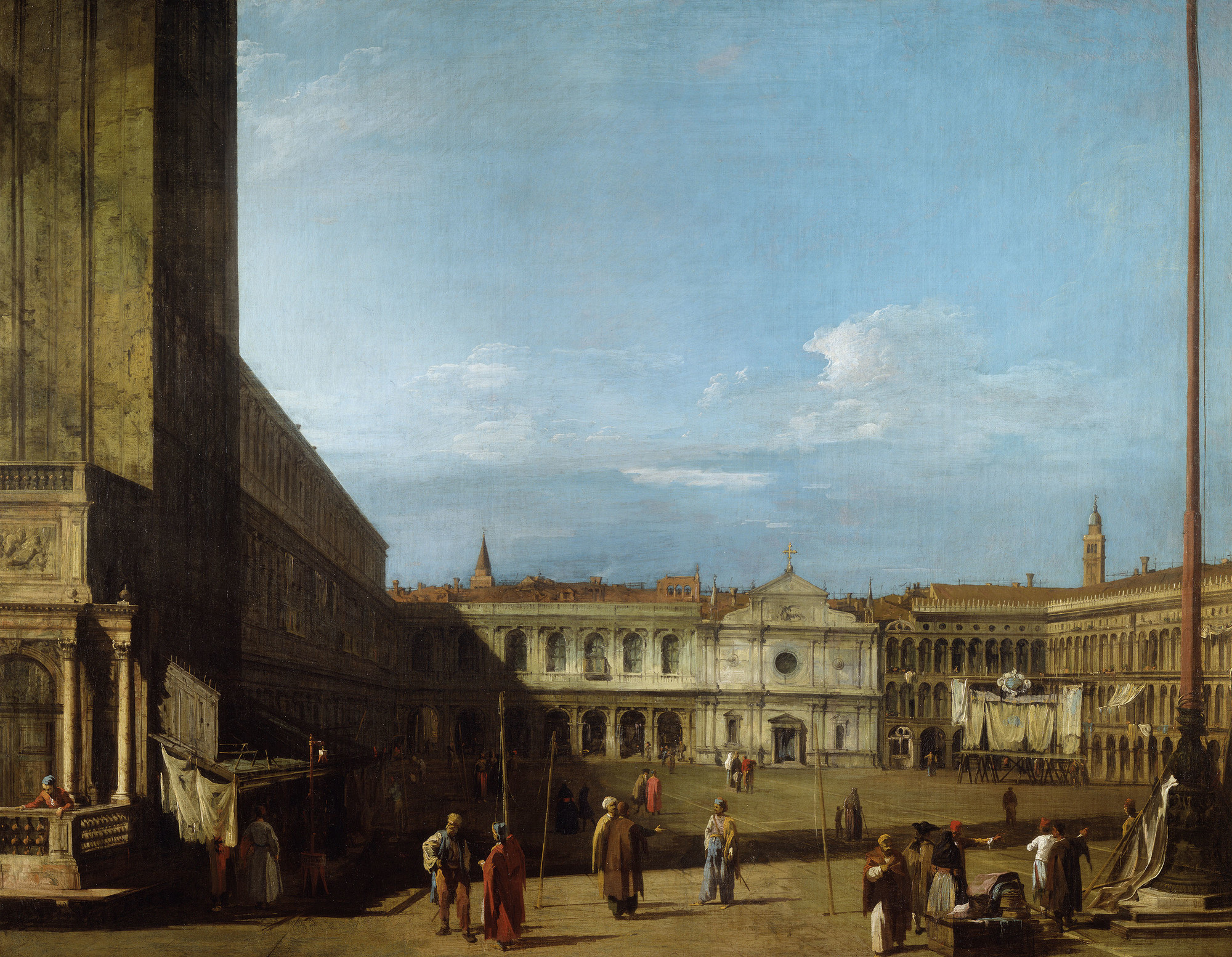 Canaletto, Venice: Piazza San Marco towards San Geminiano