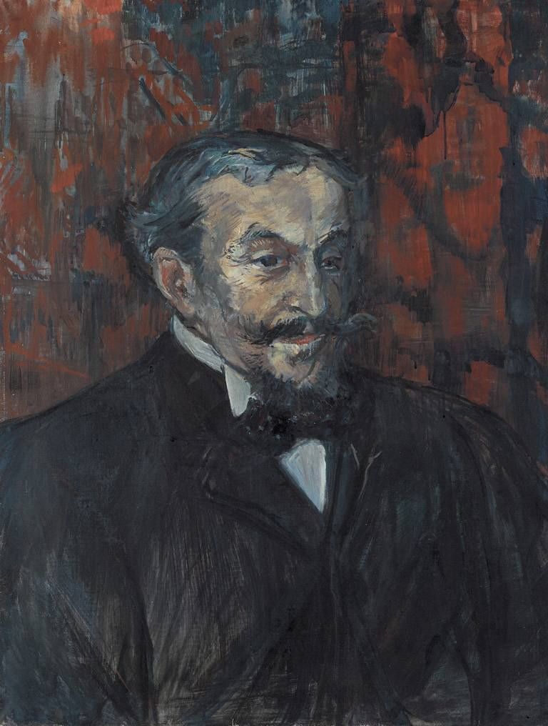 Henri de Toulouse-Lautrec, Bildnis eines Herrn (Georges de Villéchenon)