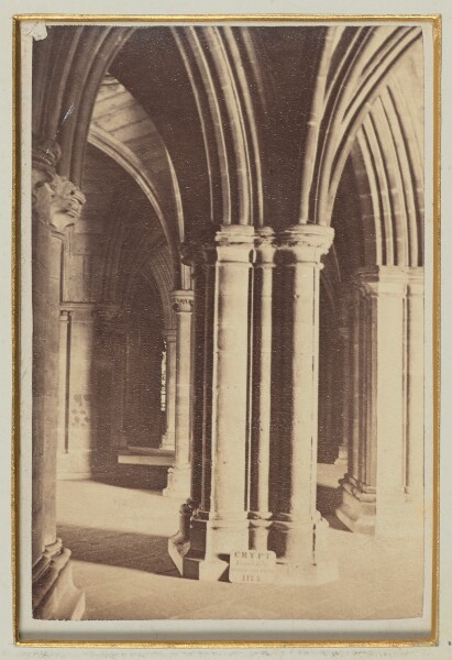 George Washington Wilson, Glasgow Cathedral - The Crypt