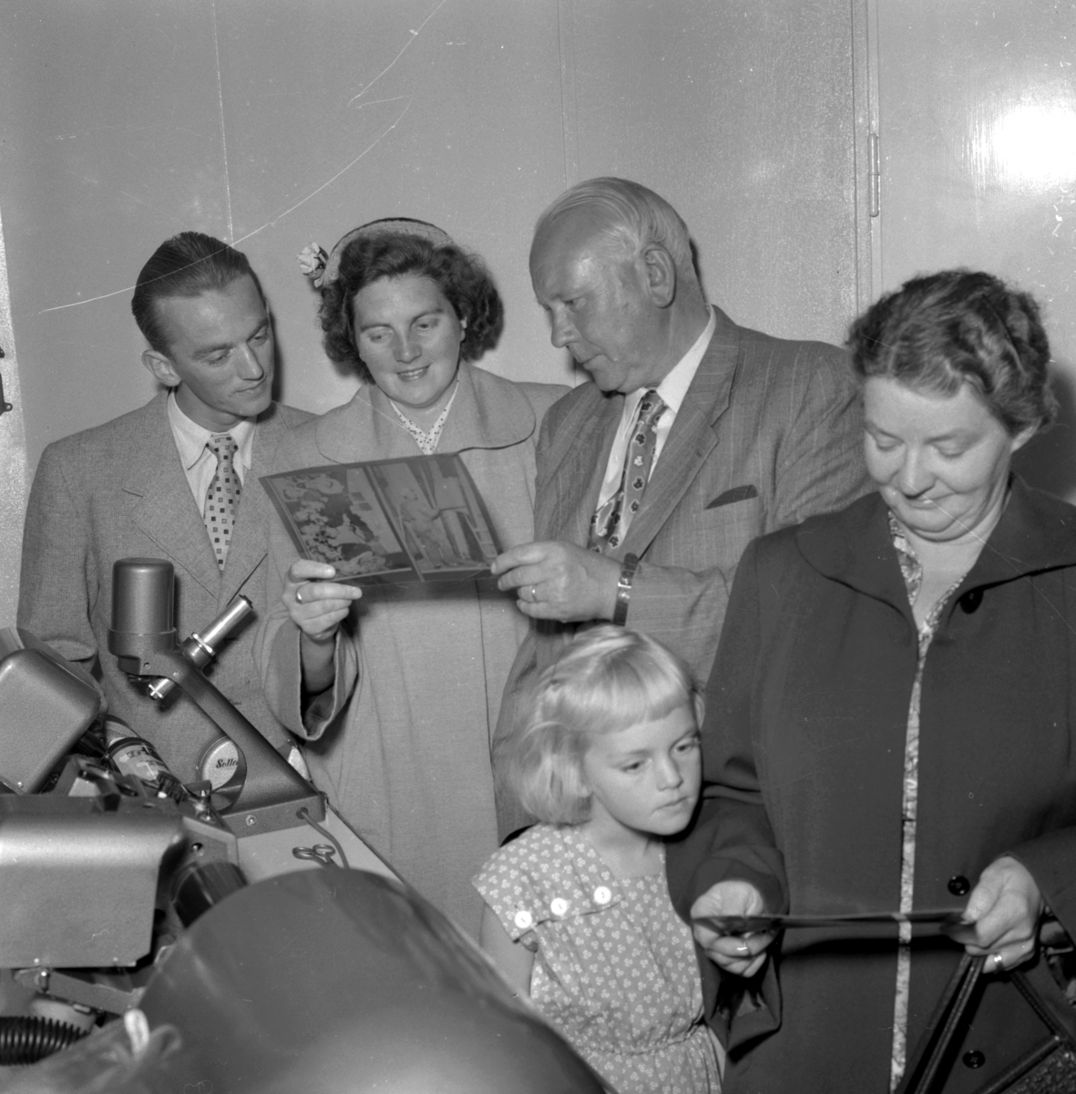 Örebro Kuriren, Rundvandring på Örebro Kuriren. 25 augusti 1955
