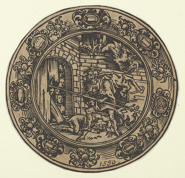 Lucas Cranach the Elder, Pacifical-medaillon with Christ in Limbo