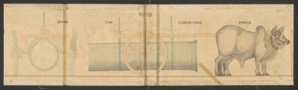 Unknown, One of twenty-one drawings of various types of indigenous conveyance in Poona showing side view and section.