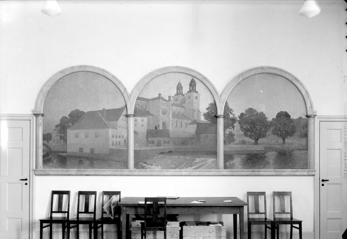 Gunnar Sundgren, Väggdekoration i Musicum, Kyrkogårdsgatan, Uppsala januari 1938