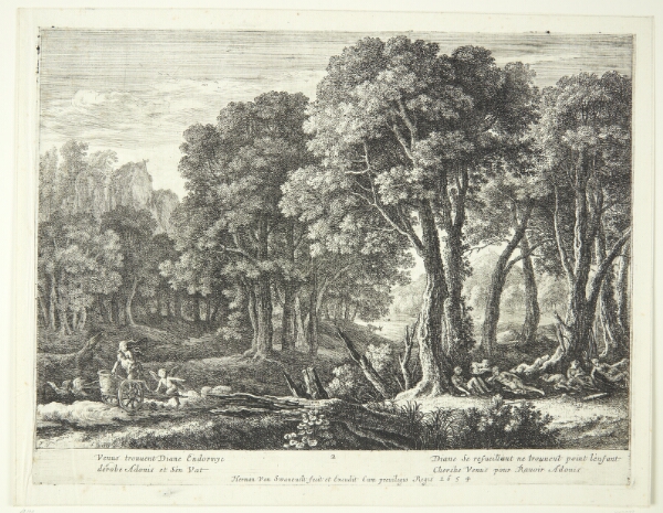 Herman van Swanevelt, Venus bortfører Adonis