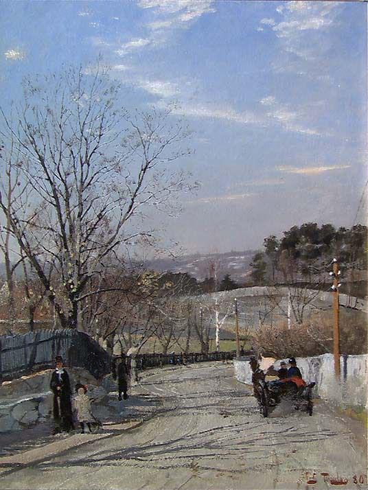 Frits Thaulow, From the Outskirts of Kristiania