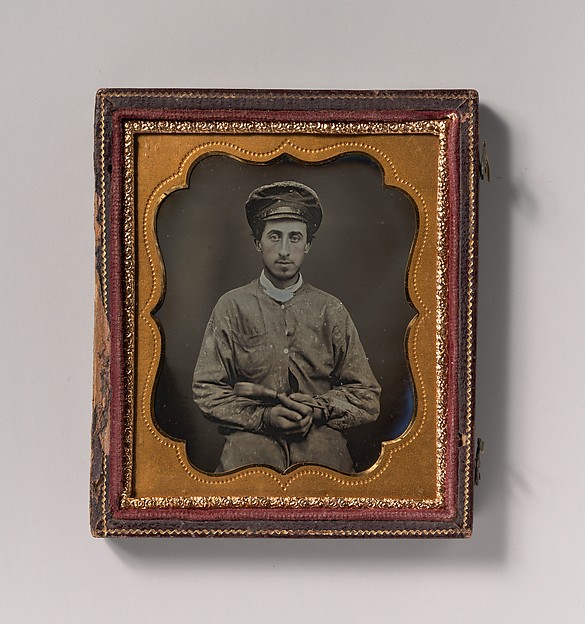 Unknown, [House Painter Wearing a Cap and Holding a Paint Brush]