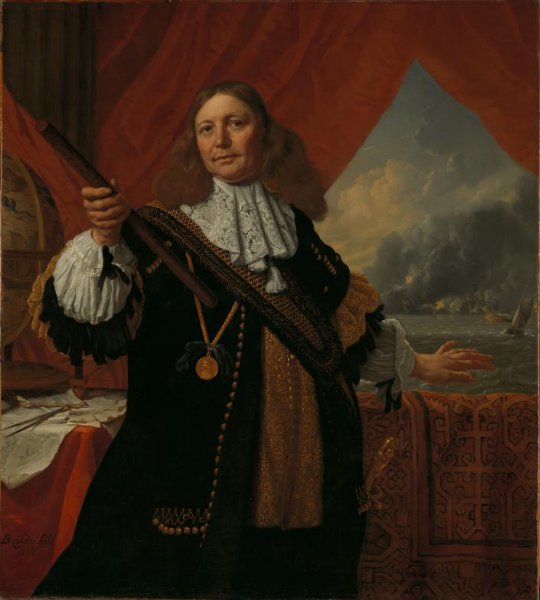 Bartholomeus van der Helst, Johan de Liefde (ca. 1619-73), Vice-Admiral