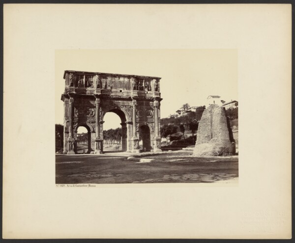 Giorgio Sommer, Constantine's Arch, Rome