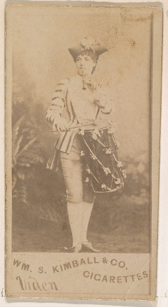 William S. Kimball & Company, Miss Viden, from the Actresses series (N203) issued by Wm. S. Kimball & Co.