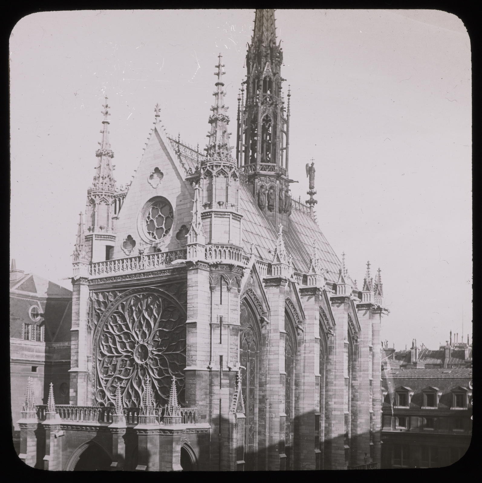 Desconegut, La Sainte Chapelle, vue superieure exterieure, Paris Mazo, E.