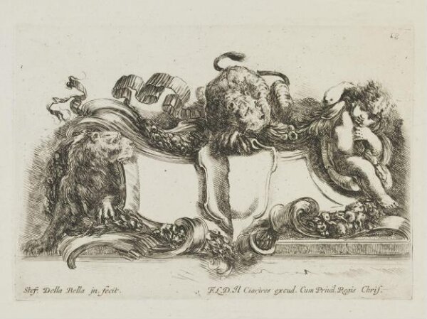 Stefano della Bella, Raccolta di varii cappriccii et nove inventioni di cartelle et ornamenti
