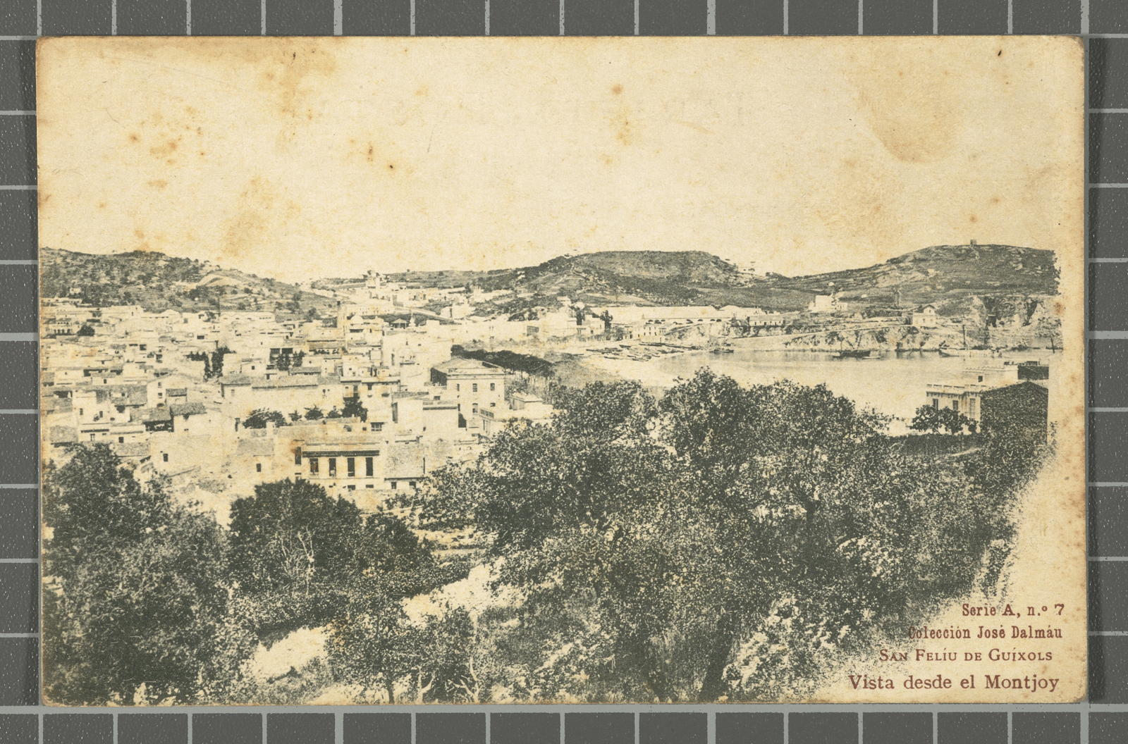 Desconegut, San Feliu de Guixols. Vista desde el Monjoy