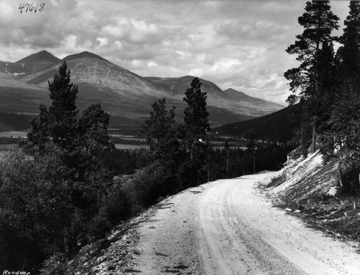 Anders Beer Wilse, Landskap Samferdsel Vei Mot Rondane Atnsjoen