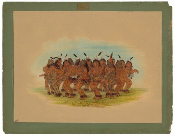 George Catlin, Bear Dance - K'nisteneux