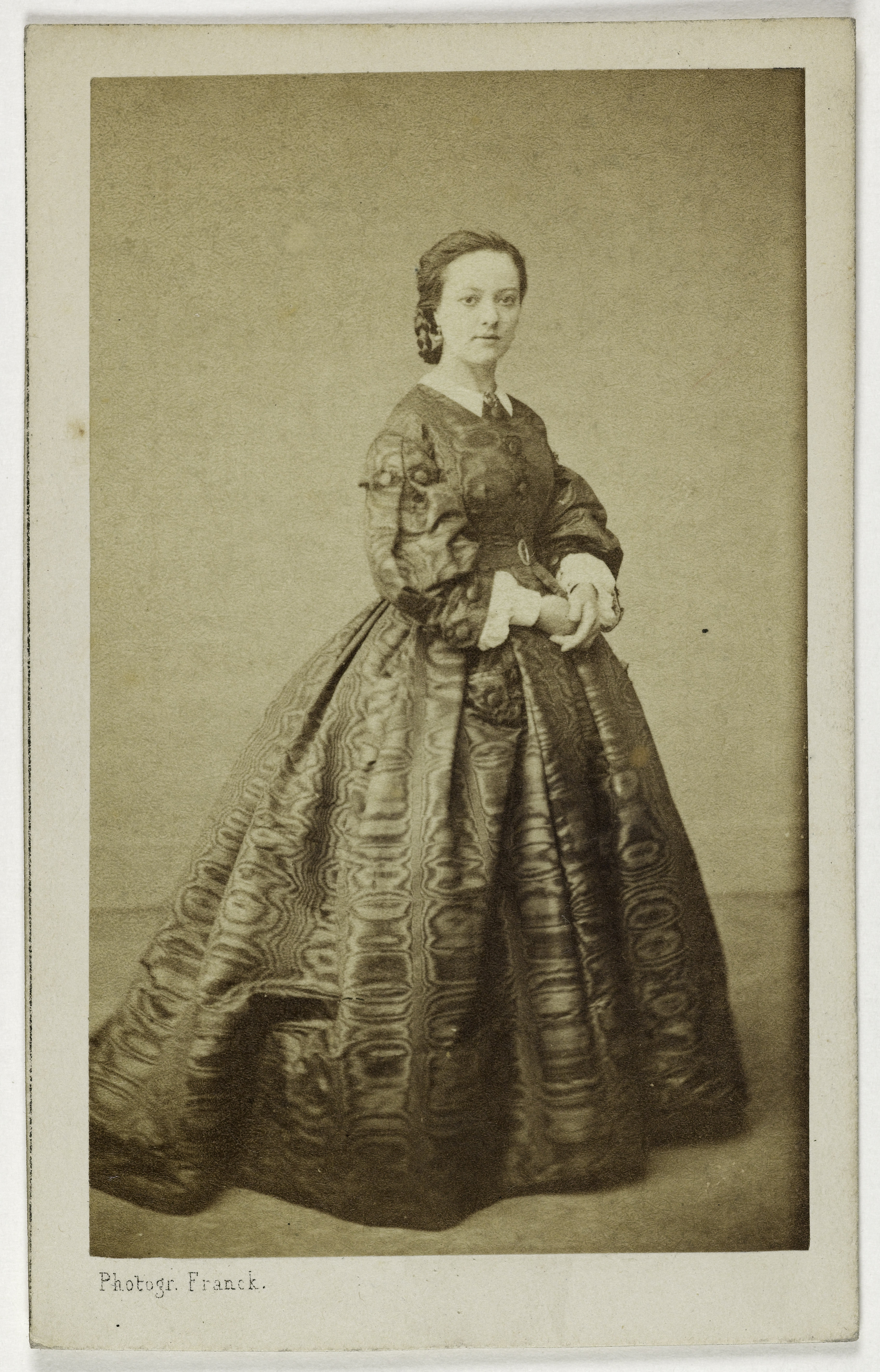 Franck, Portrait d'Amélie Hinry, (actrice au théâtre des Variétés de 1858 à 1861)