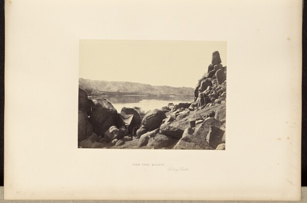 Francis Frith, View from Biggeh - Looking South