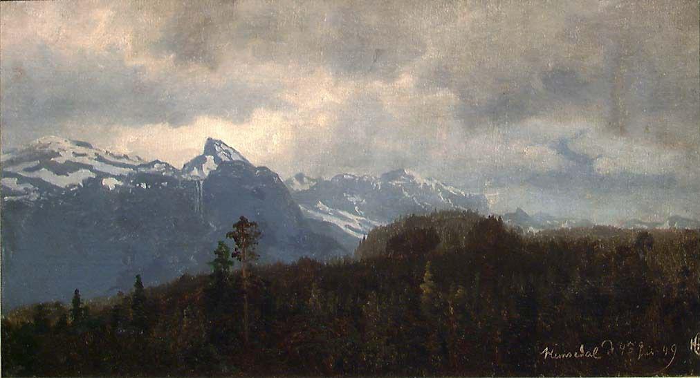 Hans Gude, From Hemsedal