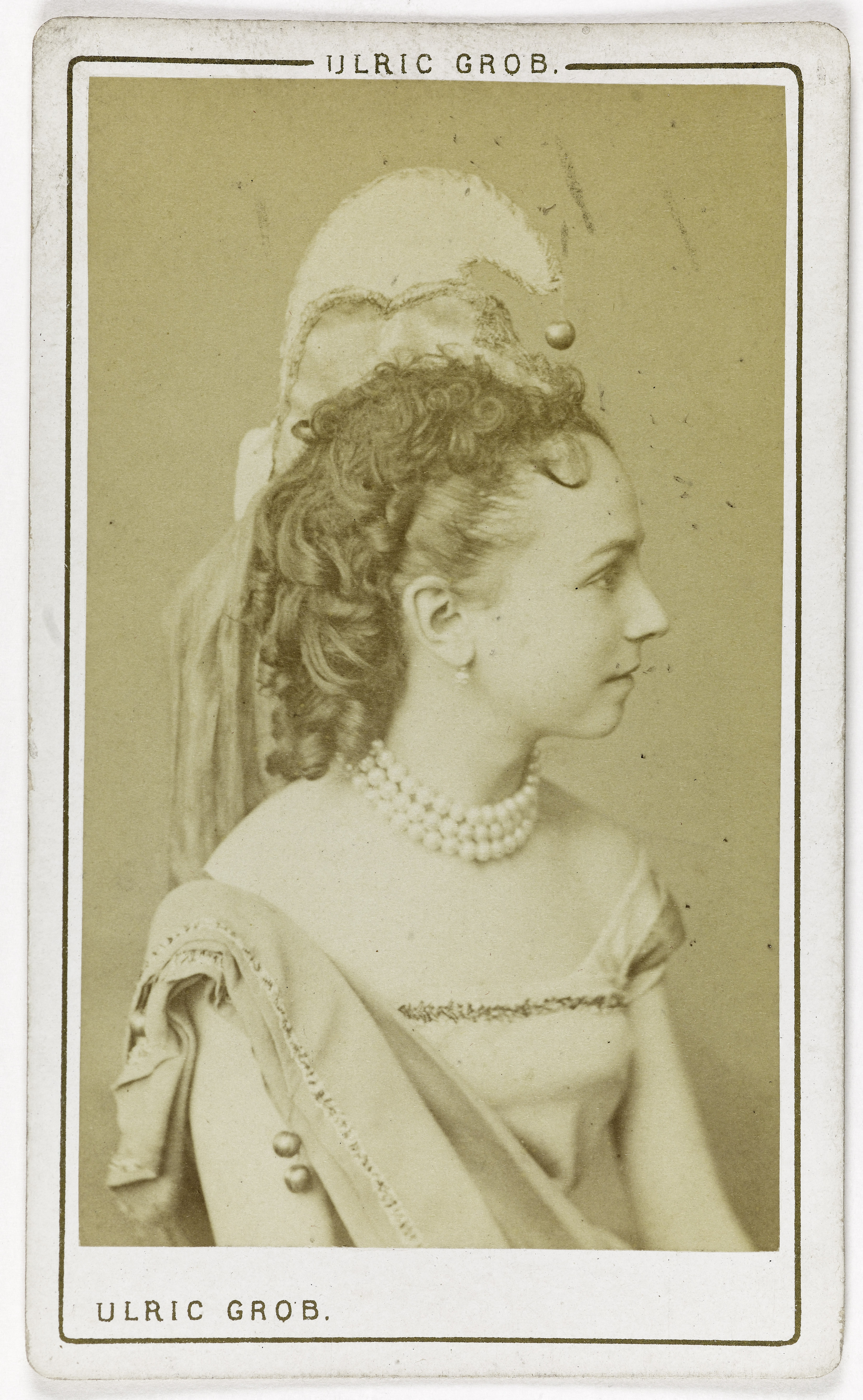 Ulric Grob, Portrait de Masnet, actrice au Théâtre de la Gaîté.