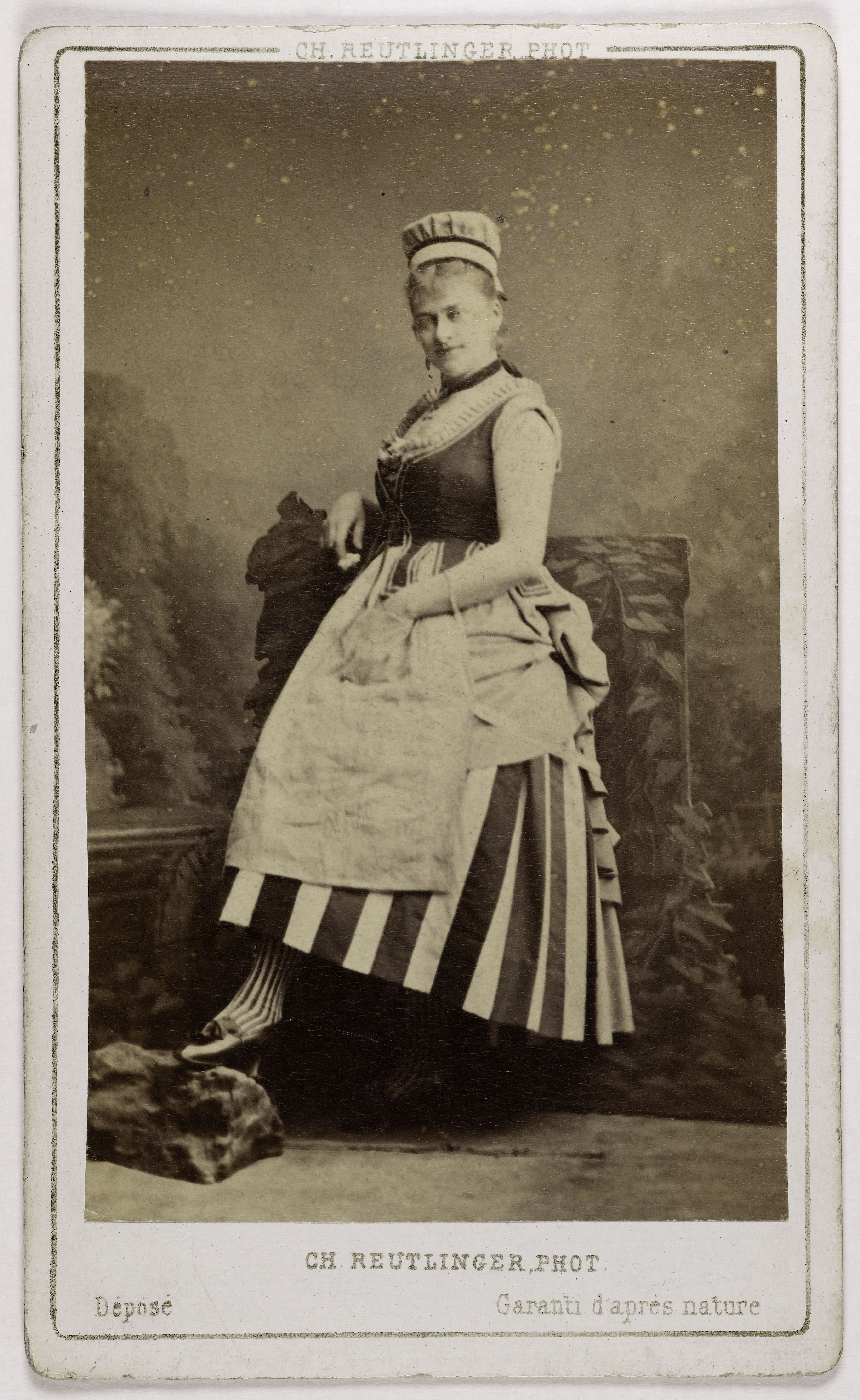 Charles Reutlinger, Portrait d'Amélie Bode (actrice)