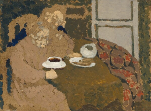 Edouard Vuillard, Two Women Drinking Coffee