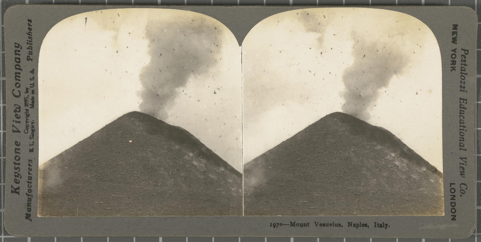 Desconegut, Mount Vesuvius, Naples, Italy Keystone View Company, Pestalozzi Educational View Co