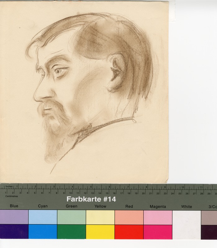 Erna (autor) Kreischmann, Joonistus. Mehe portree