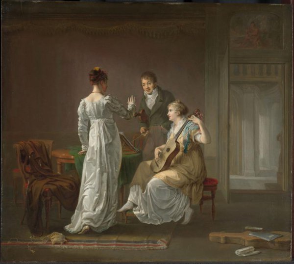 Louis Moritz, De muziekles
