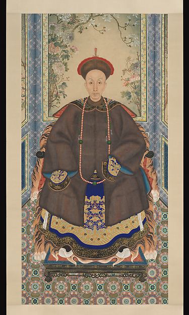 Unidentified artist, Portrait of a man in court robes with fur surcoat