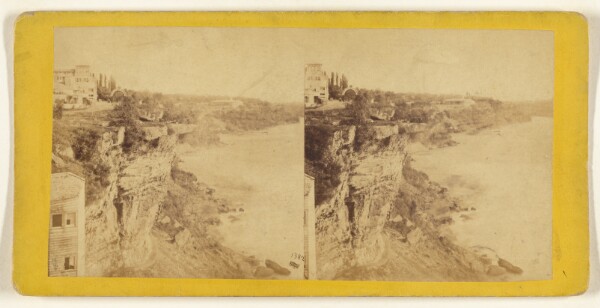 Edward and Henry T. Anthony & Co., Table Rock from Horse Shoe Fall. Clifton House in the distance.