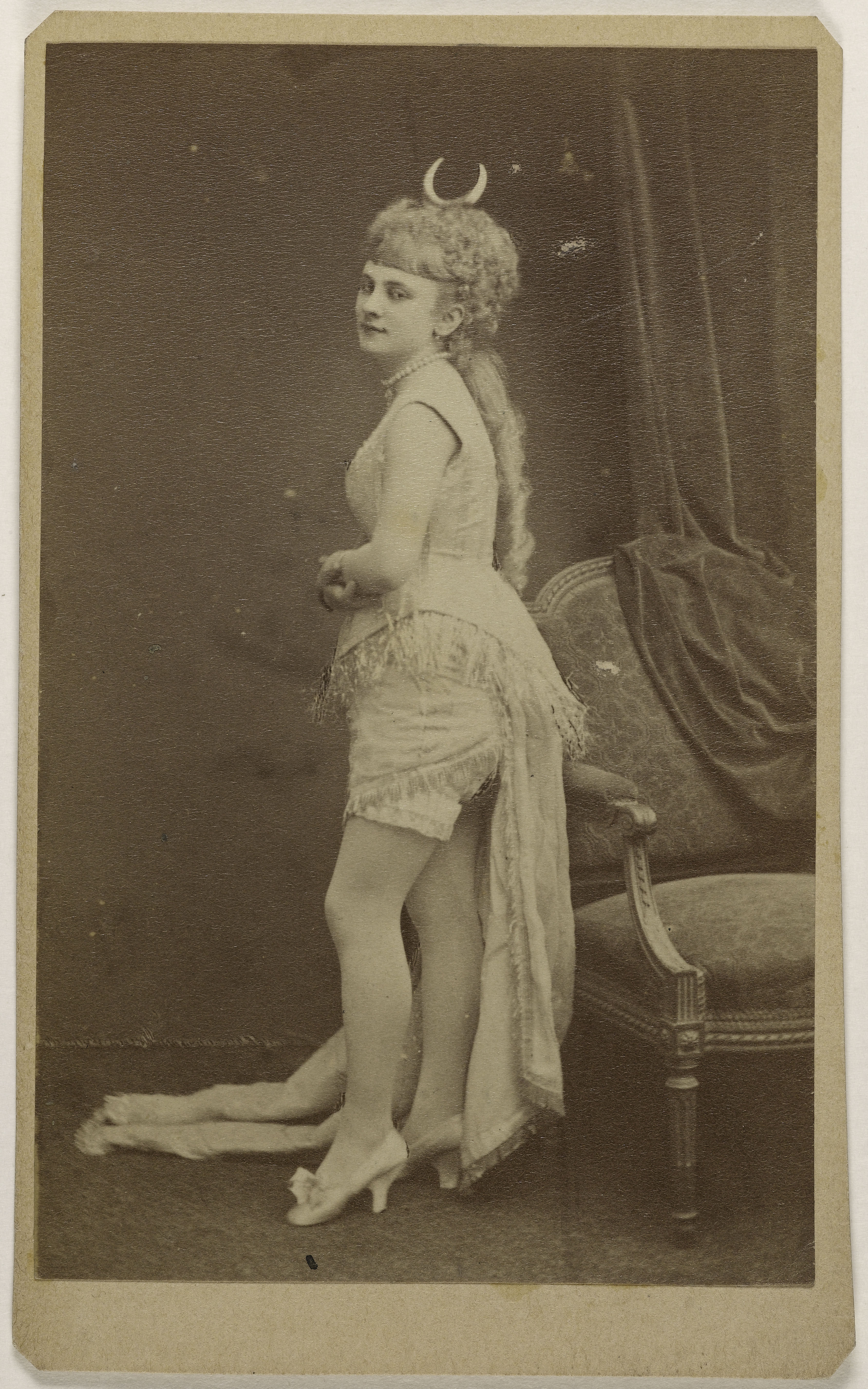 Anonyme, Portrait de Beaumaine (ou Baumaine), Juliette, (danseuse)
